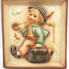 VTG Hummel TMK1 Merry Wanderer 92 Hanging Wall Plaque - Early Piece
