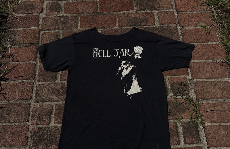 Rare Vtg 80s Post Punk BELL JAR Southern Calif Band T Shirt Single Stitch  Large