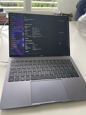 Huawei MateBook X Pro Notebook Intel Core i7 8GB RAM 512GB SSD 13,9'' Grau