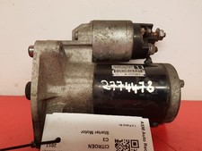 CITROEN C3 STARTER MOTOR  2012 1.4L PETROL 5 SPEED MANUAL  TU3A (KFT) 