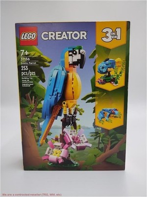 LEGO Creator 3 in 1 Exotic Parrot Animals Building Toy 31136 **SEE DETAILS**