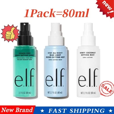 MARKENLOS ELF Power Grip Dewy Setting Spray 80ml - Wear Bi-Phase Fixing Mist E.L.F.