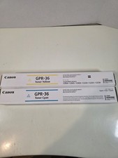 2 Genuine Canon GPR-36 Toner Cartridges 1 Yellow 1 Cyan NEW