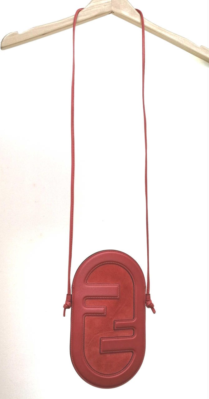 FENDI Smartphone Shoulder Bag ORN AHSB 219 0305 Rare Designer Crossbody