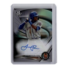Jaylen Palmer New York Mets 2022 Bowman Platinum Auto TOP-JP
