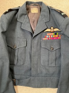 rare original ww2 period raf air commadore pilots battledress W R BROTHERHOOD