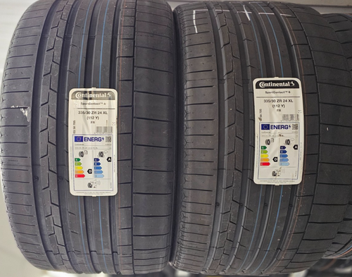 2X NEW CONTINENTAL SPORT 6 335/30/24 335 30 ZR24 XL 112Y SUV TYRES ...
