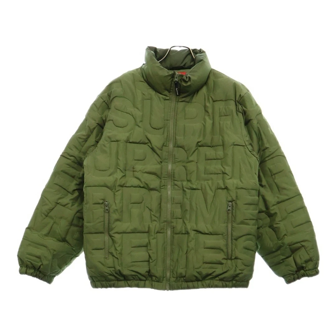 Doudoune bouffante logo collé SUPREME 19SS vert occasion 8d3187062de9fe9856676210a4