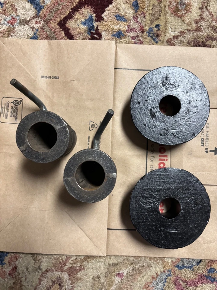 Collares de barra exterior Paramount vintage para placas de peso de 1” pesas Foto 4 de 4