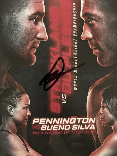Dricus Du Plessis Stillknocks Signed 8x10 PHOTO! UFC Champ! Fan Favorite! W/COA - Bild 2 von 3