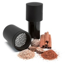 Microplane Spice Mill Schwarz Gewürzmühle Gewürzreibe Muskatnuss Pfeffer