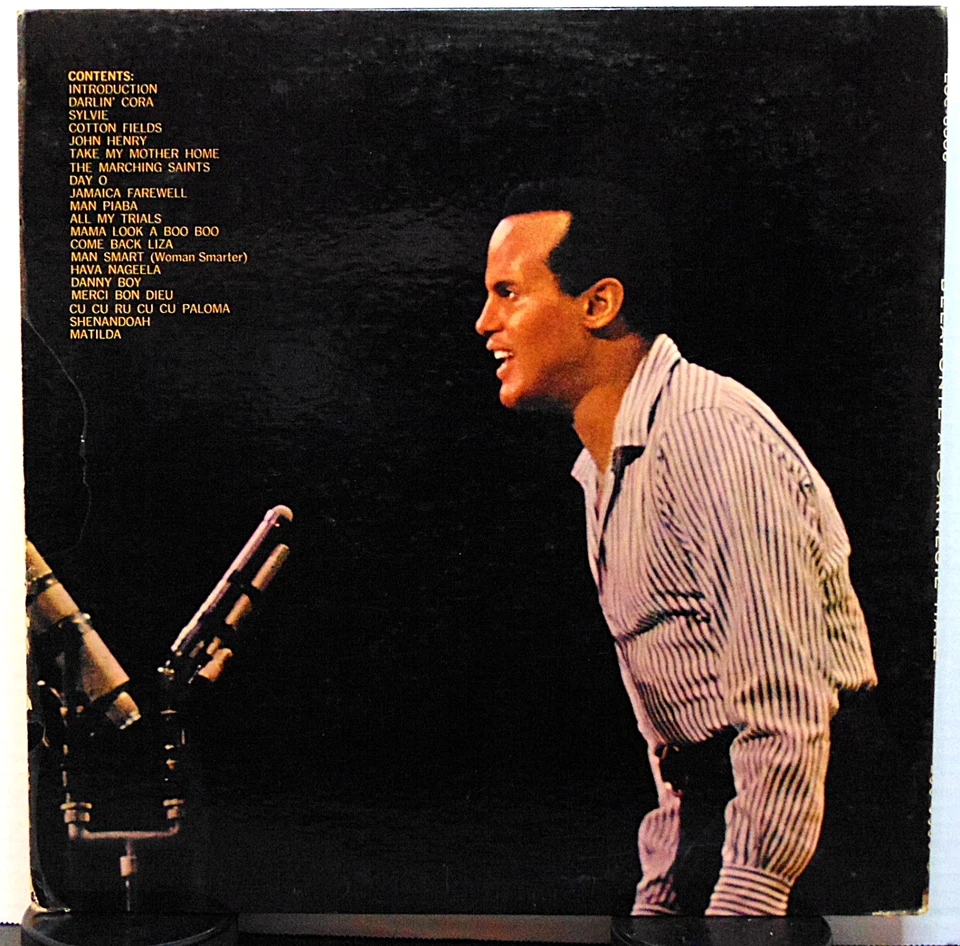 Belafonte - At Carnegie Hall-1959 RCA Victor LOC-6006 Double Mono Vinyl LP Album - Image 2 of 4