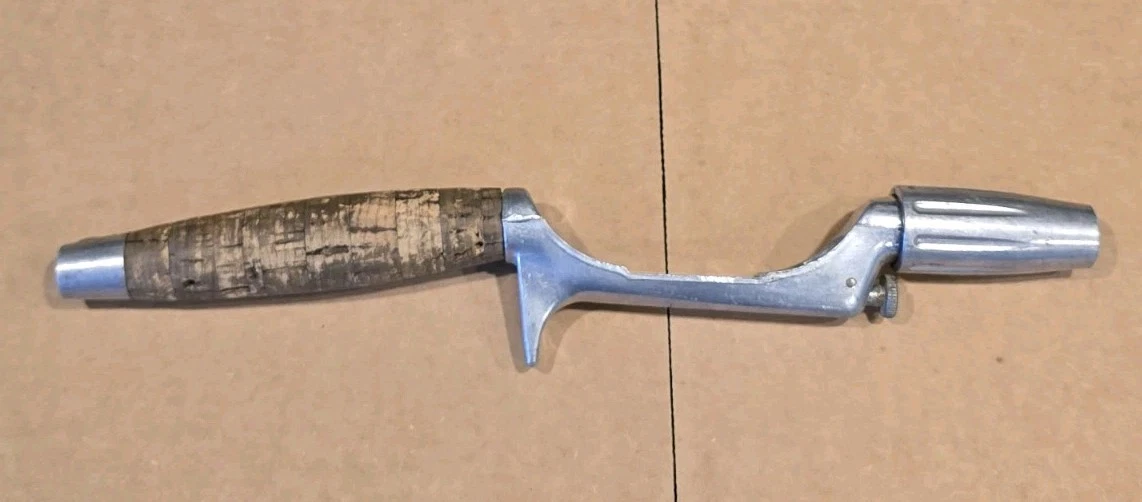 Mango de caña de pescar vintage con agarre de corcho de 12"