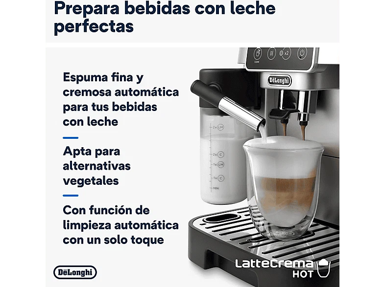 Cafetera superautomática - De'Longhi Magnifica Start Milk, ECAM220.80.SB, 1450W, - Imagen 4 de 4
