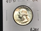 1950-D Washington Quarter - BU/Uncirculated 90% Silver 25C - B284