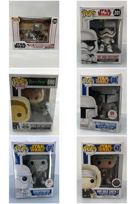 Funko Pop! Lot of 6 Star Wars Blue Box The Mandalorian Morty with Figur