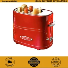 Nostalgia Retro Pop-Up Hot Dog Toaster - Red (HDT600RETRORED)