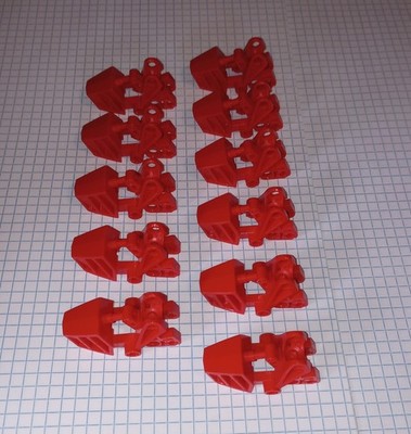 11 Bionicle Lego Red 32475 Foot Feet Vahki style Genuine Lego Parts WYSIWYG IRL