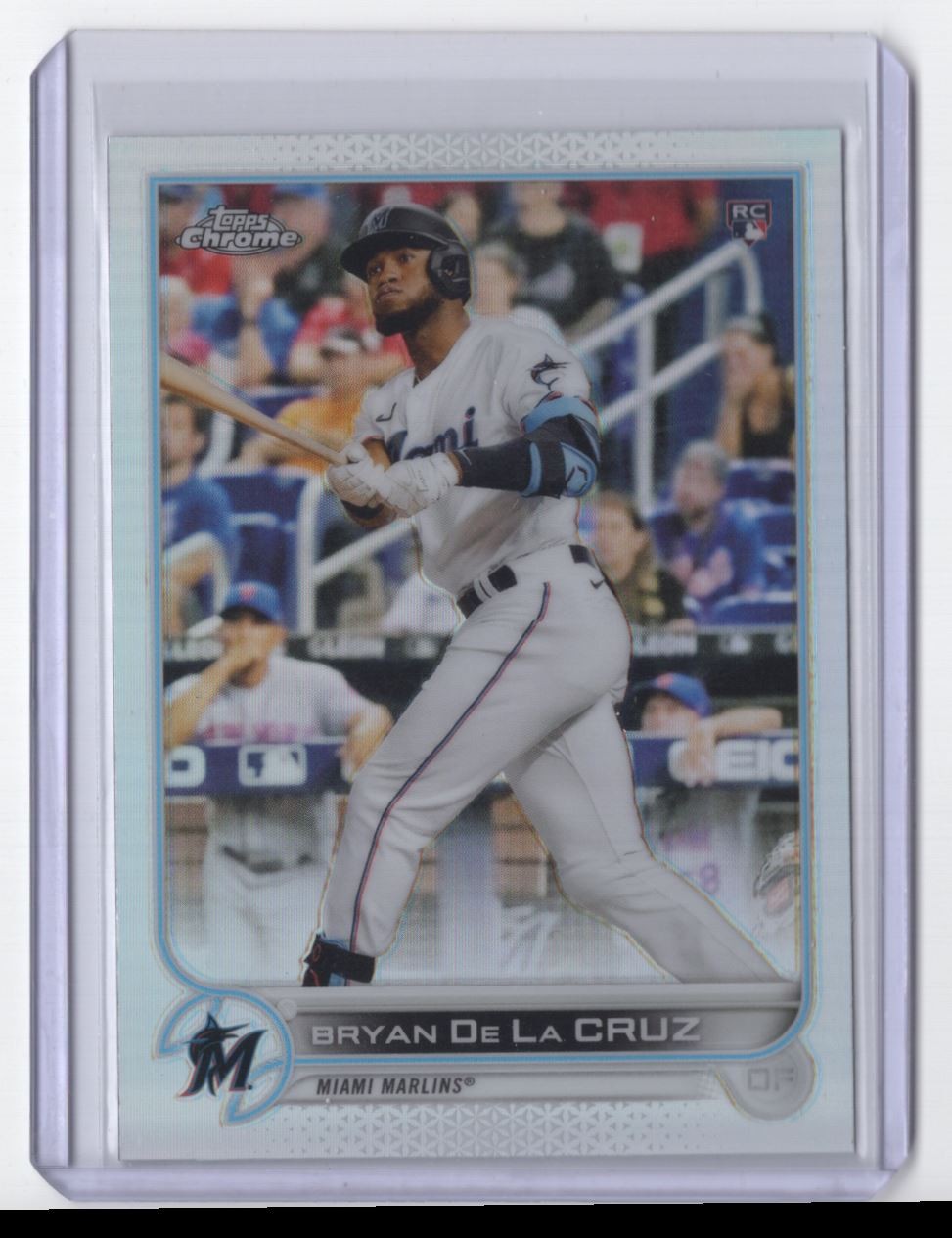 2022 Topps Chrome Bryan De La Cruz Rookie Miami Marlins #216