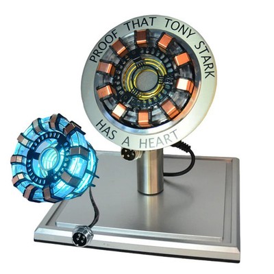 Avenger Iron Man Mk1 Arc Reactor Tony Stark Heart of Mark Led