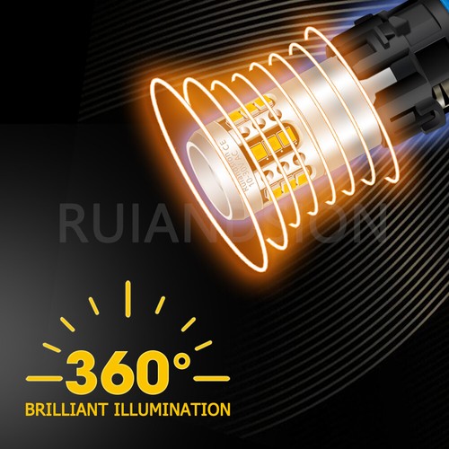 Ruiandsion PH24W LED Bulb Car Fog Light Car Headlight 10-30V Warm White 800lm - Bild 6 von 10