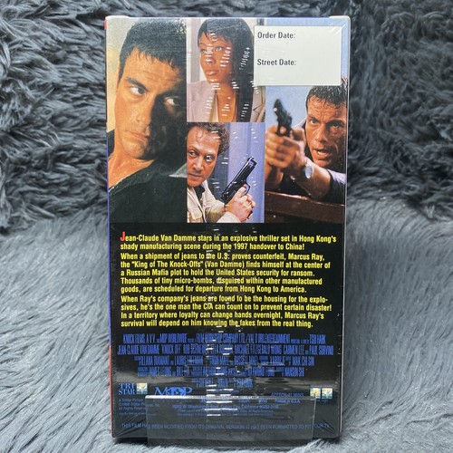 Van Damme Knock Off VHS 1998 Promo Screener Sealed TriStar Pictures Thriller - Picture 3 of 6