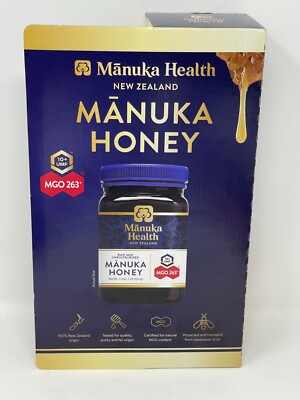 Manuka Health Honey UMF 10+ MGO 263+ Raw & Unpasteurized 1.1lb