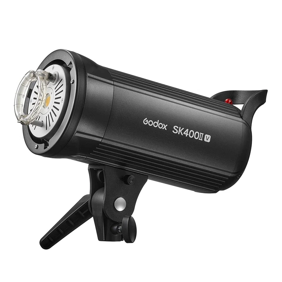 Godox SK400II-V SK400IIV 400Ws Professional Studio Strobe Flash Light + Filter - Image 3 of 4