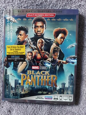 Black Panther Blu Ray Used (Digital copy has been redeemed)