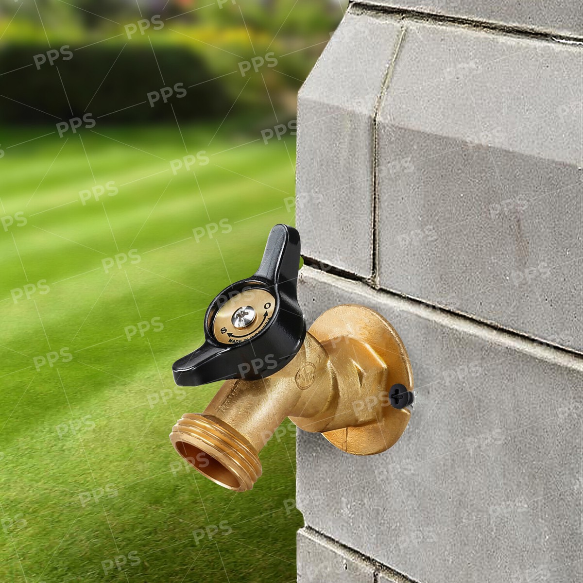 Midline Valve Hose Bib, Quarter Turn Sillcock Pipe, 1/2 In. PEX A X 3/4 In. MHT