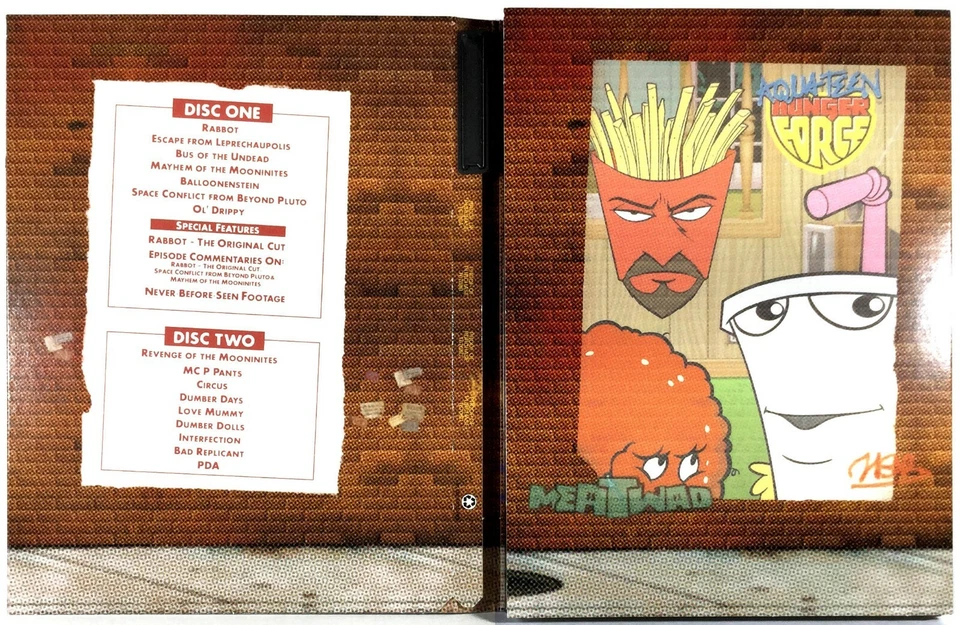 Aqua Teen Hunger Force - Volume 1 (2-Disc DVD, 2000, Full Screen)  - Image 4 of 4