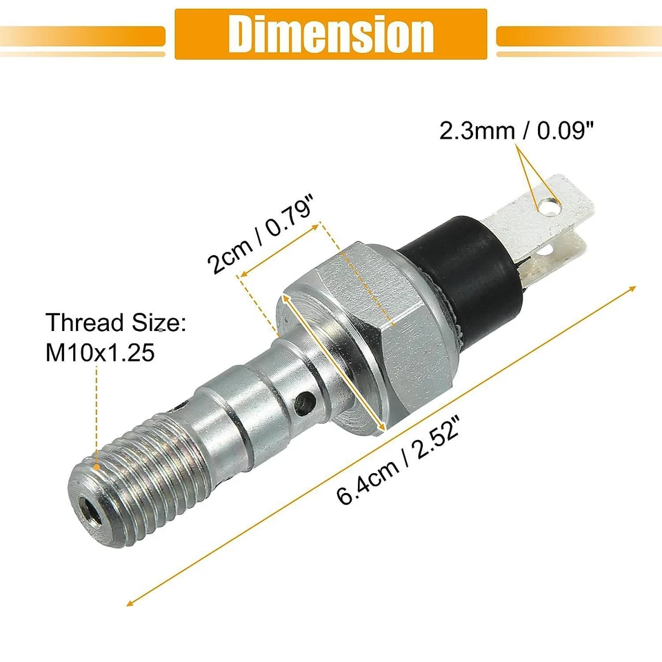 Brake Pressure Switch 4012981 For Polaris RGR RZR ACE Ranger 900 800 570 500 400 - Image 4 of 4
