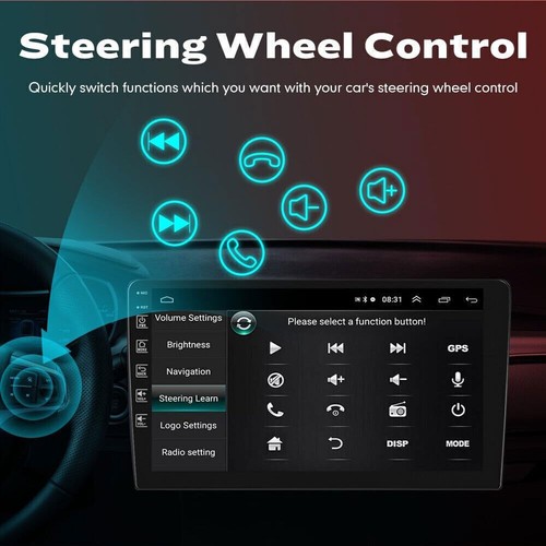 For 1997-2002 Jeep Wrangler TJ Apple Carplay Android 13 Car Stereo Radio GPS NAV - Picture 11 of 22