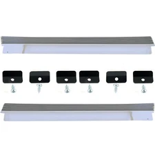 1966 El Camino Rocker Panel Extension Trim Moldings Pair Right & Left