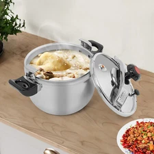 Stove Top 11L Stainless Pressure Cooker Fast Cooking Pot Pressure Stewing Pot