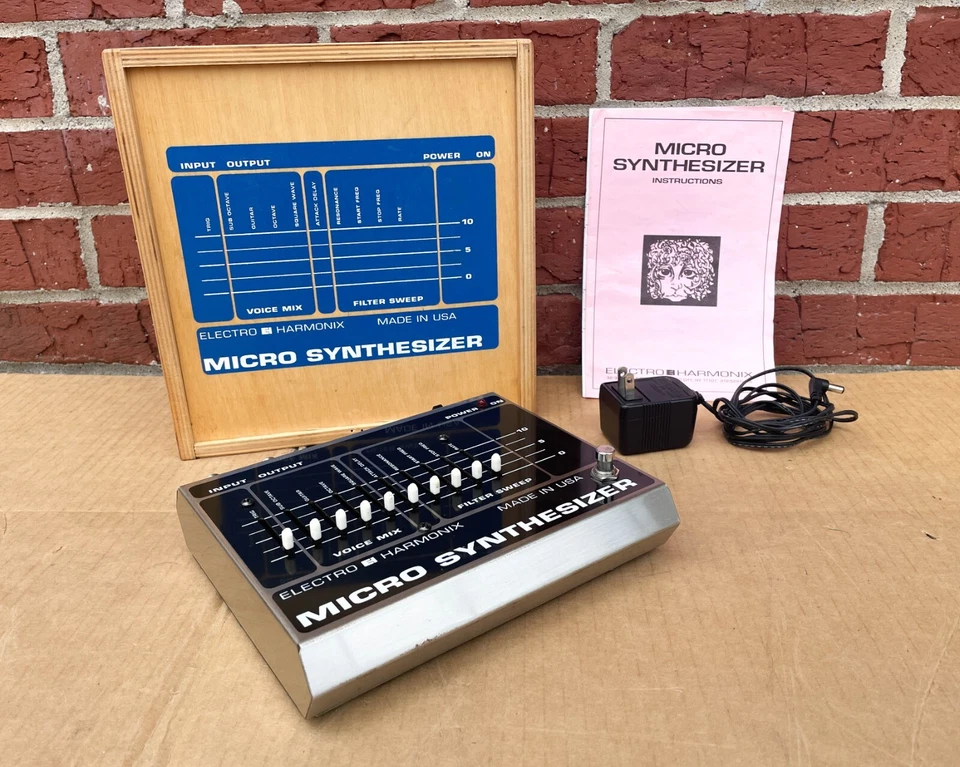 EH Electro Harmonix Micro Synthesizer Analog Guitar Microsynth Vintage Rare - Image 3 of 4