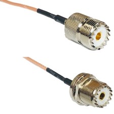RG316 SO239 UHF Female to UHF Female BULKHEAD RF Cable Rapid-SHIP LOT