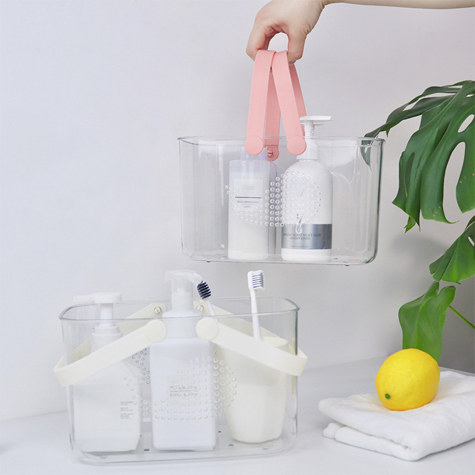 Bathroom Holder Drainage Keep Neat Deep Shampoo Bathroom Rack Wide