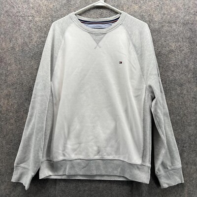 Grey Sweatshirt Tommy Hilfiger Sweatshirt Mens Sale Cotton Sweater