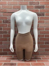 NWT Spanx “Power Shorts” Café Mid Waist Mid Thigh Shaping Shorts Women’s Size L