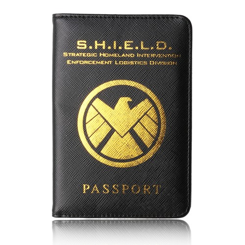 The Avenger Wakanda Hydra Hogwarts Passport Cover RFID Blocking Credit Card Case - Picture 30 of 43