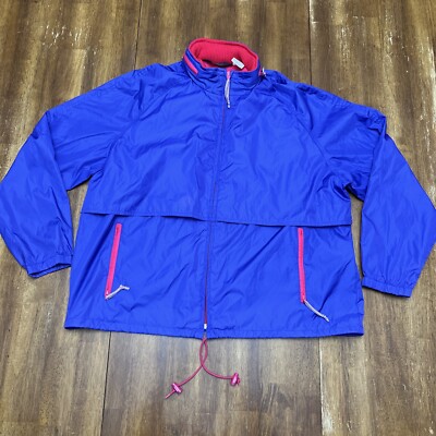 Woolrich Jacket Womens XLarge Blueberry Full Zip Hooded