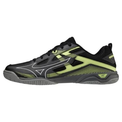 Mizuno Table Tennis Shoes WAVE KAISERBURG 7 81GA222001 Black/Yellow Wide 2E 2022