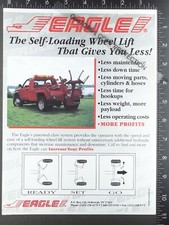 1996 Advertisement For Eagle Eb2 Self Loading Wheel Lift Tow Truck Wrecker Ford