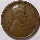 1929-S Lincoln Wheat Cent Extremely Fine XF Coin #9662