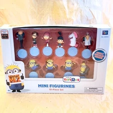 Despicable Me 2 Mini Figurines 10 piece set Gru Dr Nefario Thinkway Toys NIB