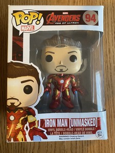 iron man unmasked funko pop