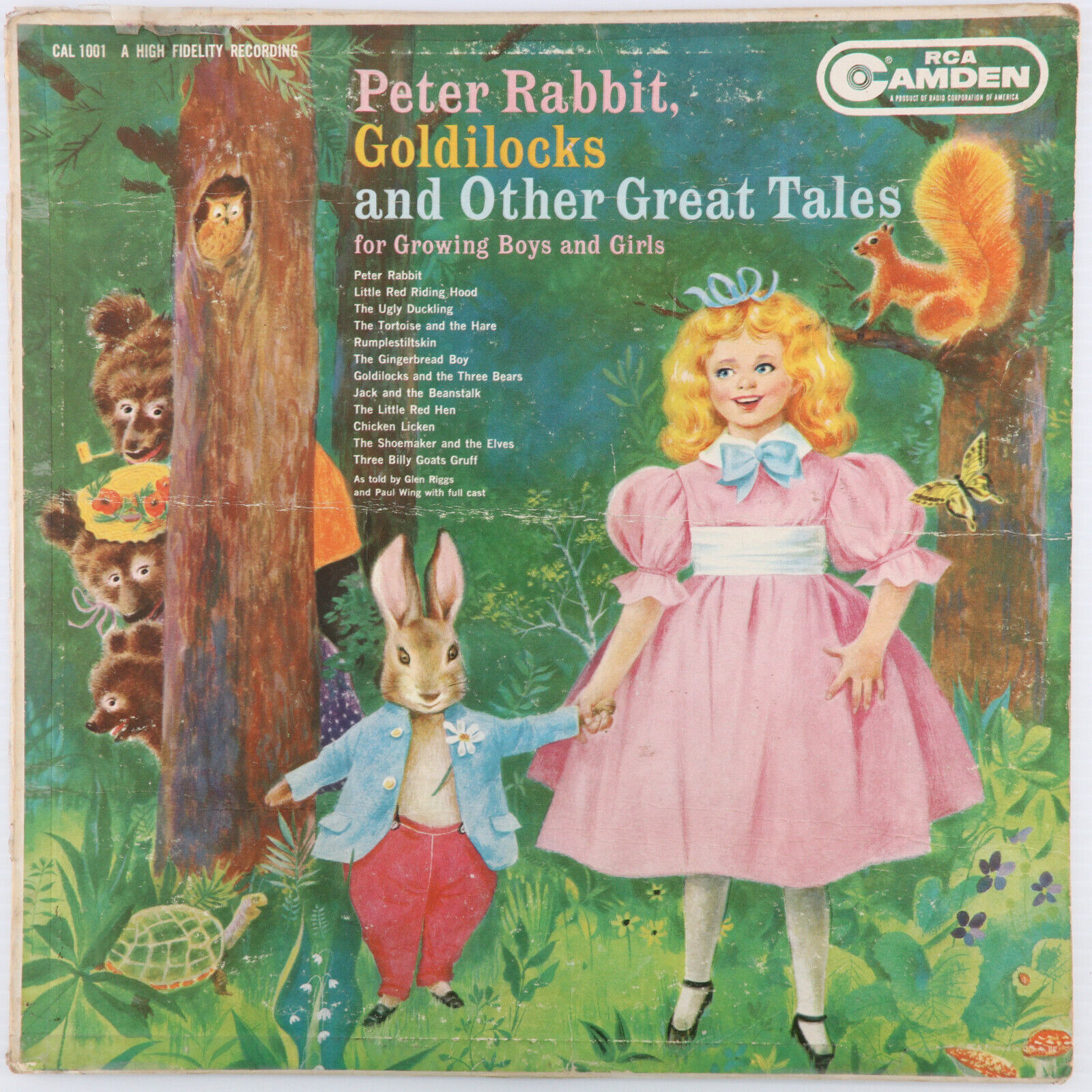 Peter Rabbit, Goldilocks And Other Great Tales For Growing Boys And Girls LP