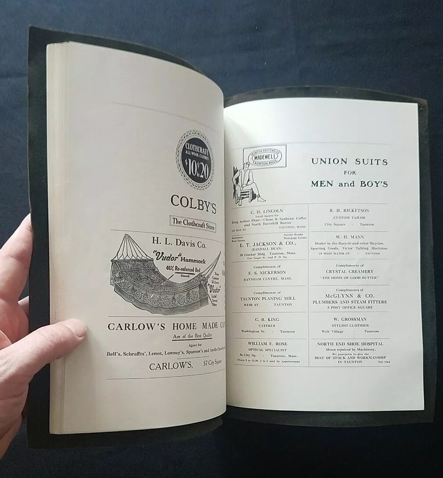 1915 Journal Taunton Massachusetts High School Yearbook eBay