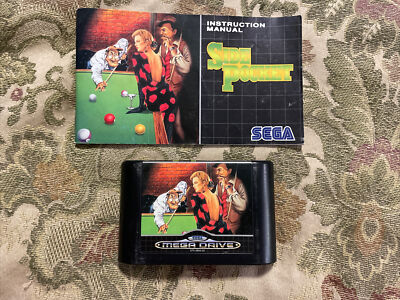 SIDE POCKET (SEGA MEGADRIVE) Authentic w/Manual !!